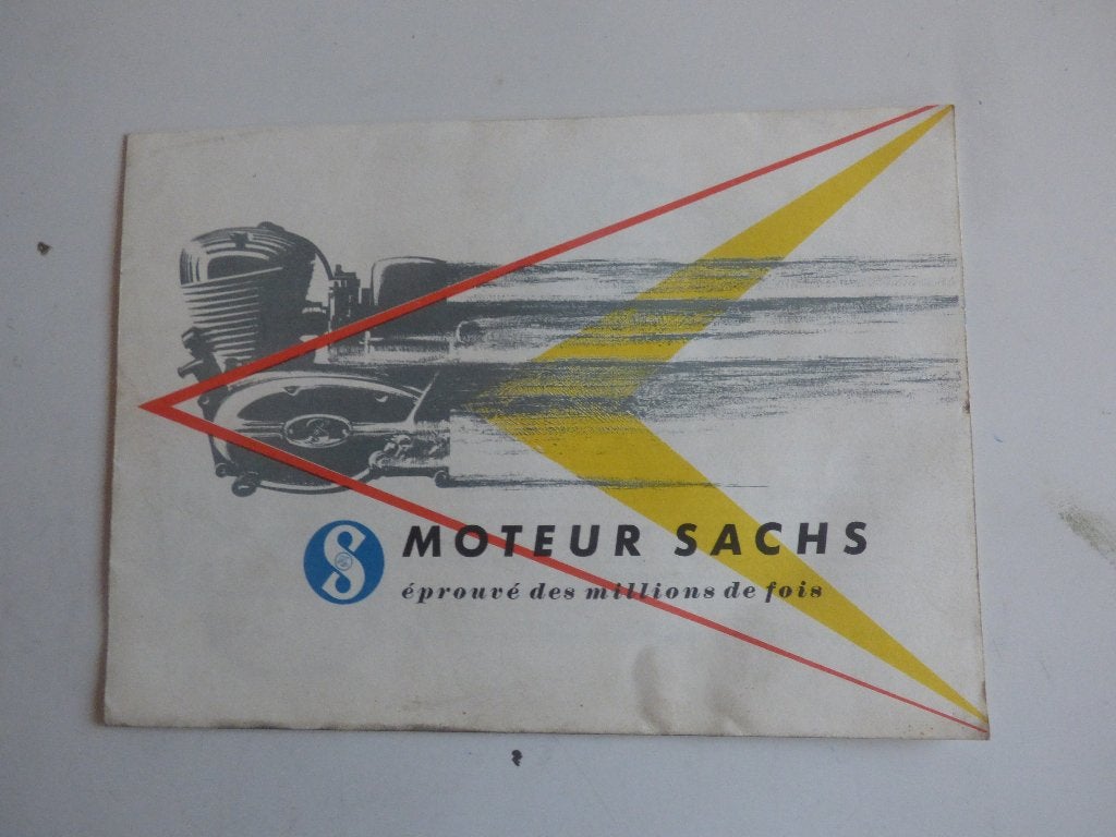 BROCHURE SUR LES MOTEURS SACHS, Enlèvement ou Envoi, Autres marques