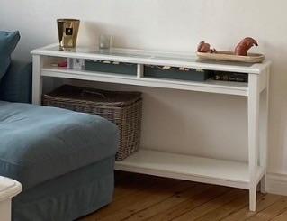Bijzettafel IKEA liatorp, Huis en Inrichting, Ophalen, Gebruikt, Rechthoekig, 75 cm of meer