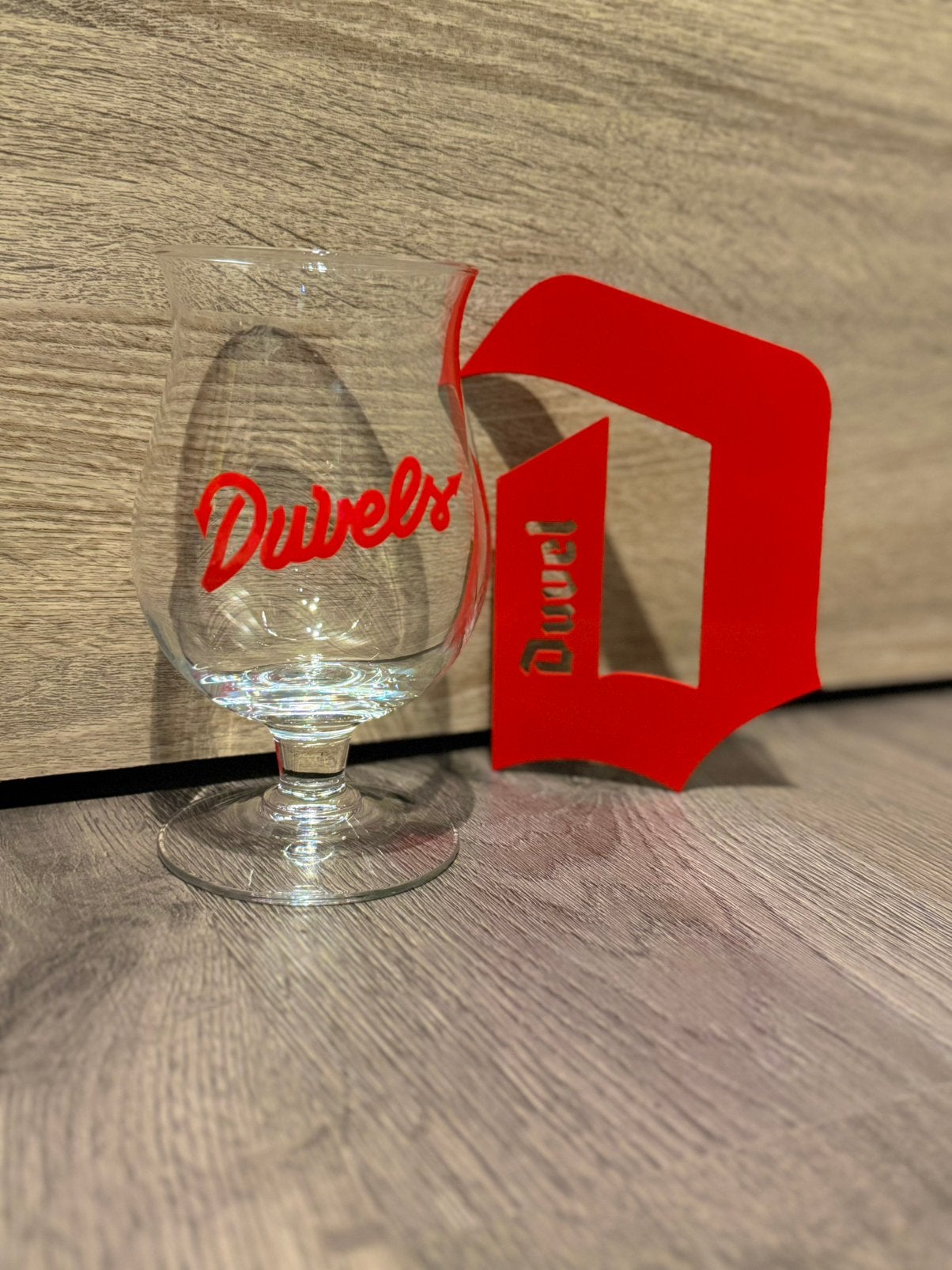 Duvel glas voetbal, Verzamelen, Ophalen, Nieuw, Glas of Glazen, Duvel