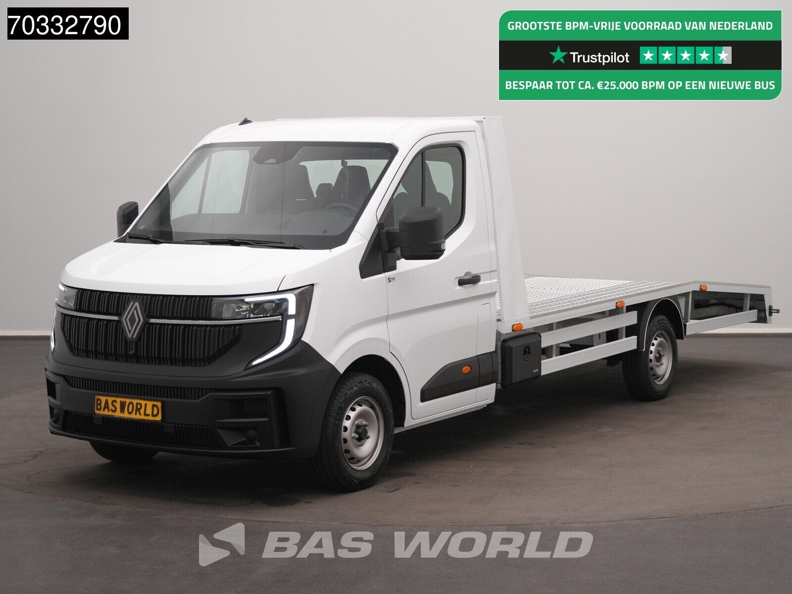 Renault Master 170PK Automaat Autotransporter LED Trekhaak A, Auto's, Automaat, 1998 cc, Stof, Gebruikt