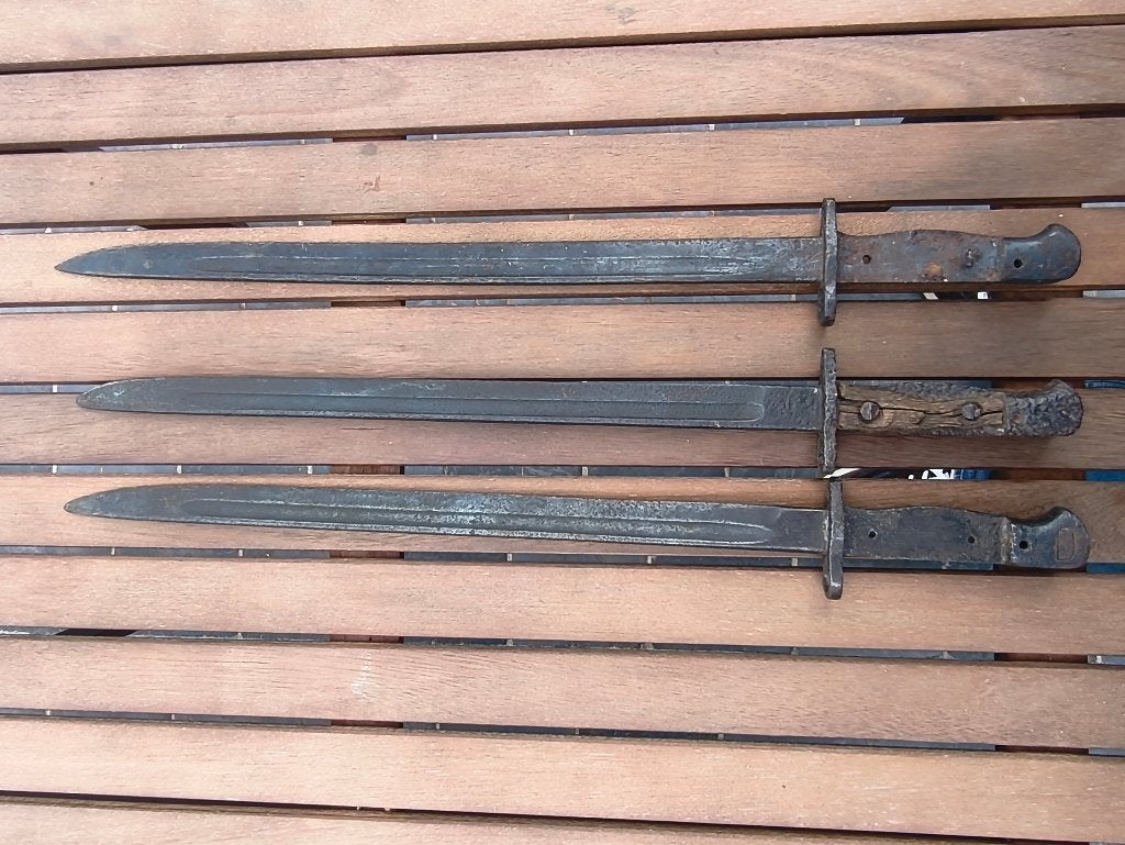 Engelse Lee Enfield bajonetten relic, Verzamelen, Ophalen of Verzenden, Landmacht, Mes of Dolk