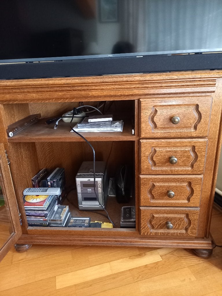 Meuble TV, Enlèvement, Utilisé, Autres essences de bois