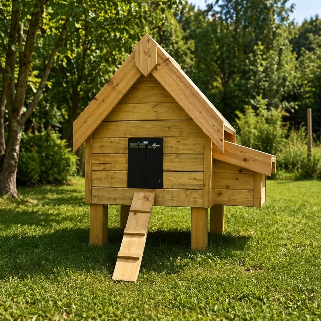 Kippenhok Poef (met optie automatische kippenluik), Dieren en Toebehoren, Pluimvee | Toebehoren, Ophalen