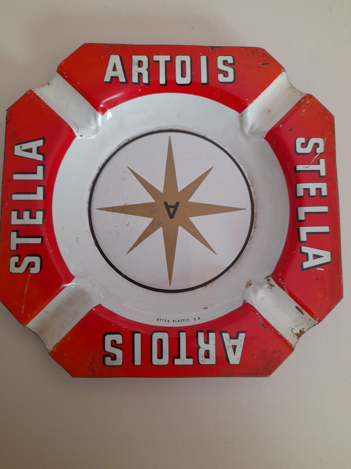 cendrier en étain Stella Artois, Collections, Enlèvement ou Envoi