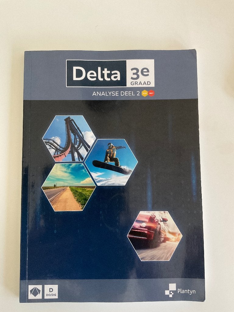Delta 3e graad analyse deel 2, Plantyn, Comme neuf, Enlèvement, Secondaire
