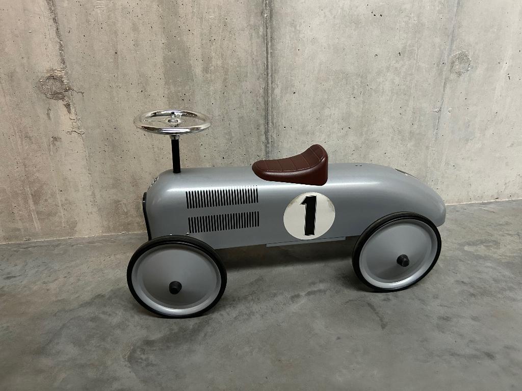 Retro metalen loopauto F1, Enlèvement, Comme neuf, Véhicule de marche