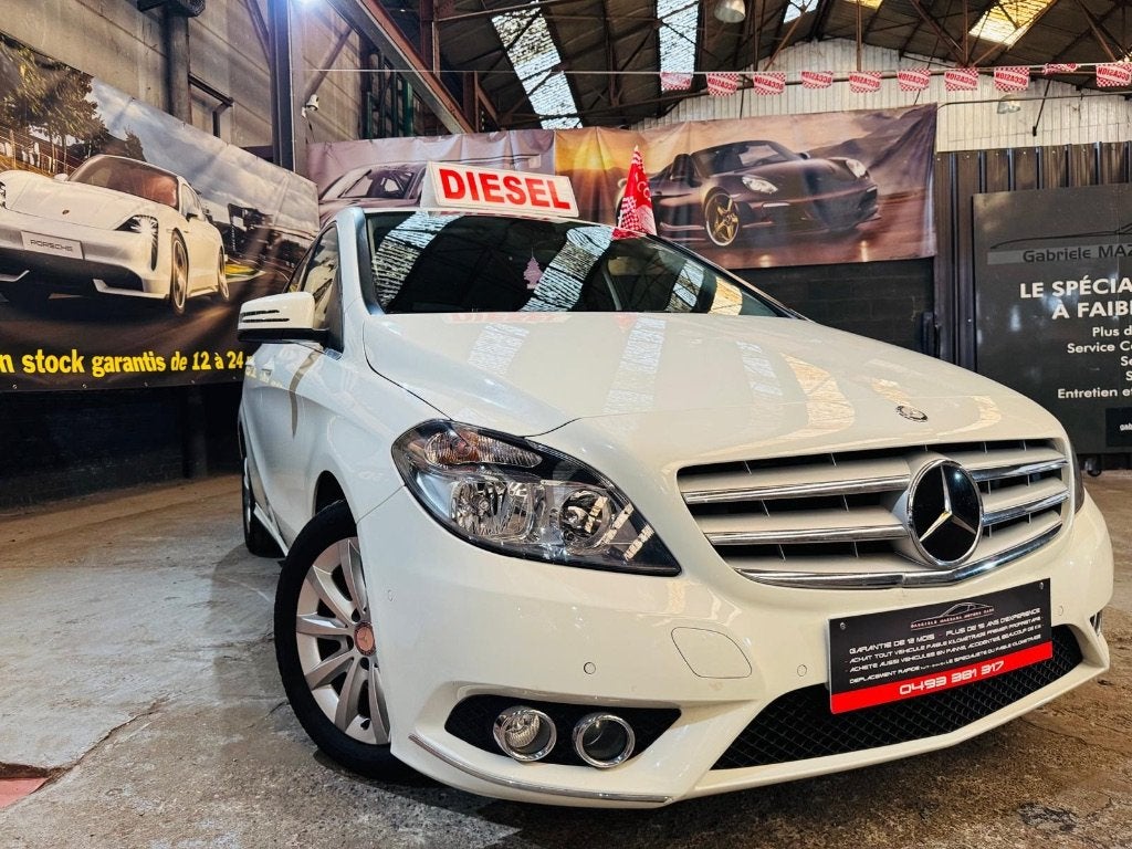 Mercedes Benz Classe B200 CDI GPS Caméra Airco, Auto's, 100 kW, Wit, https://public.car-pass.be/vhr/d6495438-8775-40b3-92d3-76c343ee3817