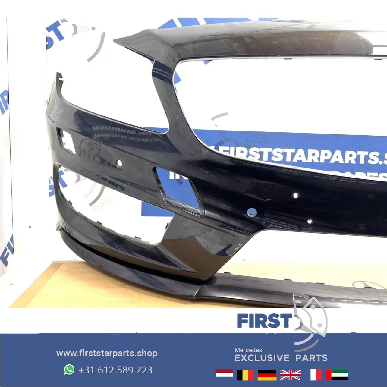 W176 BUMPER A45 AMG VOORBUMPER ORIGINEEL Mercedes A Klasse 2, Gebruikt, -, Voor, Ophalen of Verzenden