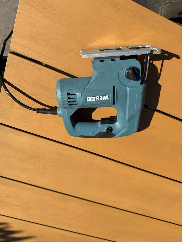 Splinternieuw zaagmachine, Doe-het-zelf en Bouw, Ophalen, Zo goed als nieuw