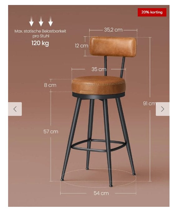 BAR STOELEN  ZWART, Huis en Inrichting, Ophalen, Kunststof, Nieuw, Met voetsteun