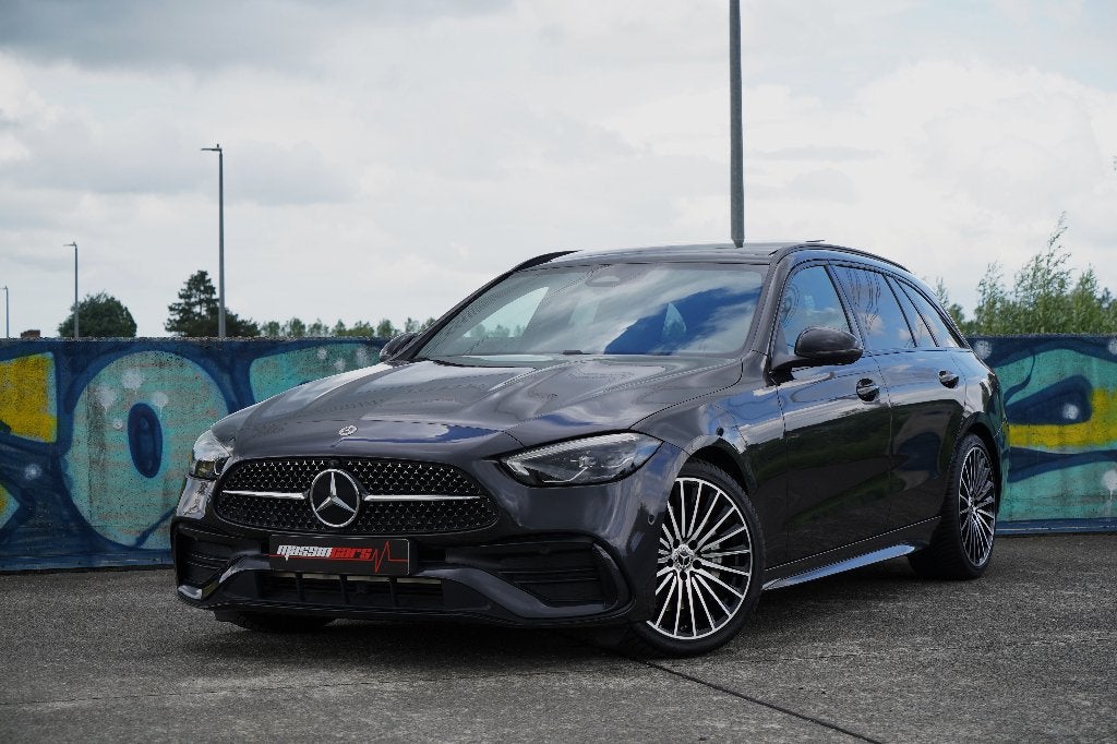 Prachtige Mercedes C180 Estate AMG-Line 15000 km!, Autos, Argent ou Gris, Achat, Euro 6, Entreprise