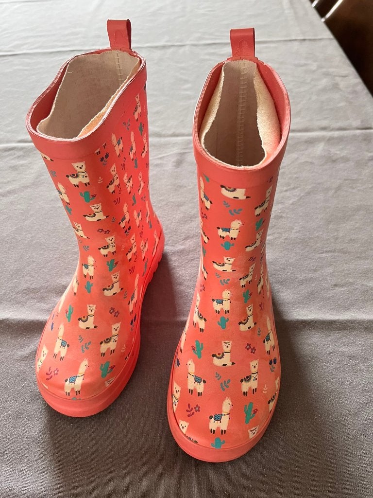 leuke regenlaarsjes maat 31, Enfants & Bébés, Enlèvement, Comme neuf