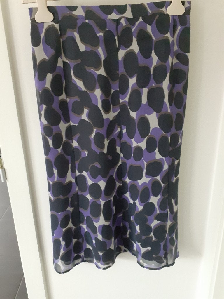 MAYERLINE Voile rok met print  Maat: (B) 38 Prijs: € 5, Kleding | Dames, Rokken, Maat 38/40 (M), Mayerline, Meerkleurig, Ophalen of Verzenden