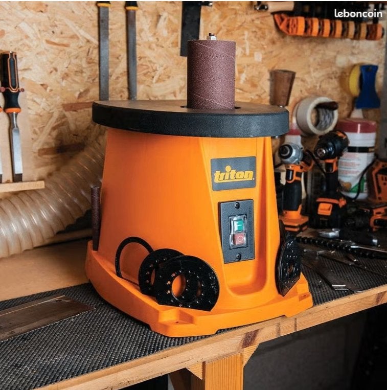 Triton - TSPS450 - Ponceuse à cylindre oscillant - 450 W, Bricolage & Construction, Outillage | Ponceuses, Comme neuf, Autres types