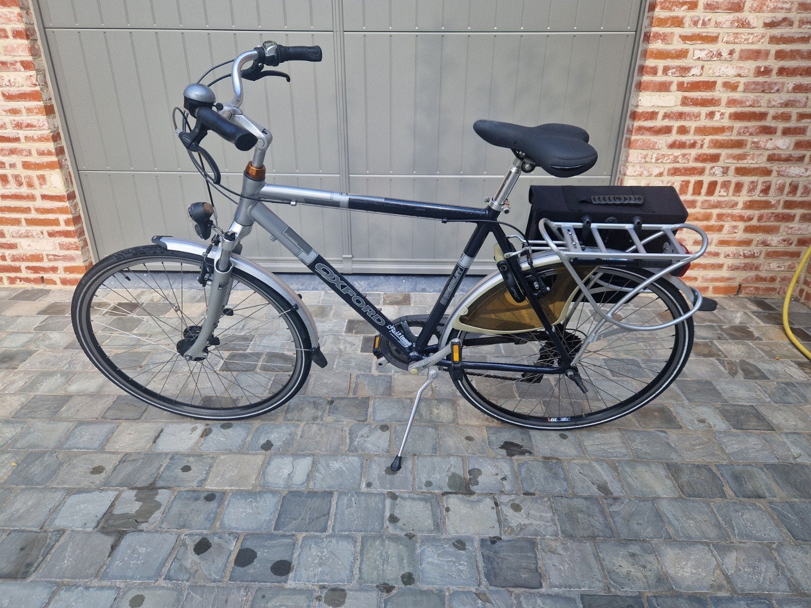 Oxford Herenfiets Large, Fietsen en Brommers, Gebruikt, Velgrem, Versnellingen, 53 tot 57 cm