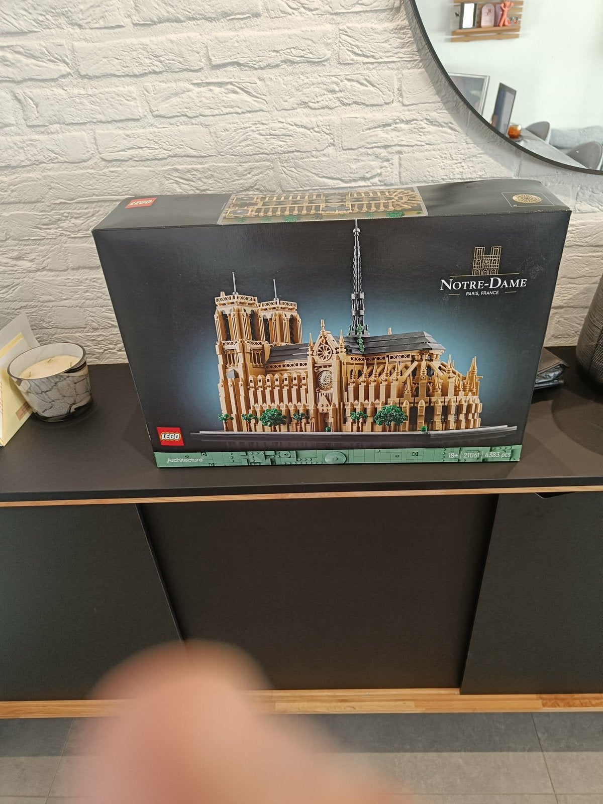 Lego Architecture set 21061- Notre Dame Paris, Enlèvement, Comme neuf, Lego, Architecture