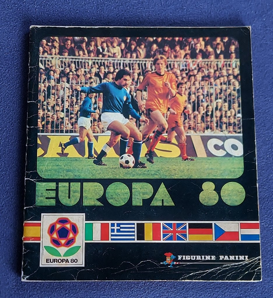 Panini sticker album voetbal ' EK Euro 80 ' (246/262), Ophalen of Verzenden, Gebruikt, Sticker