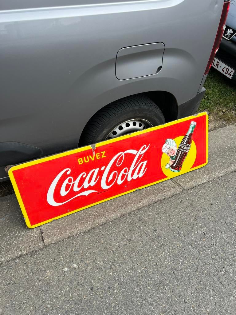 Plaque emaillee 50’s coca cola, Enlèvement