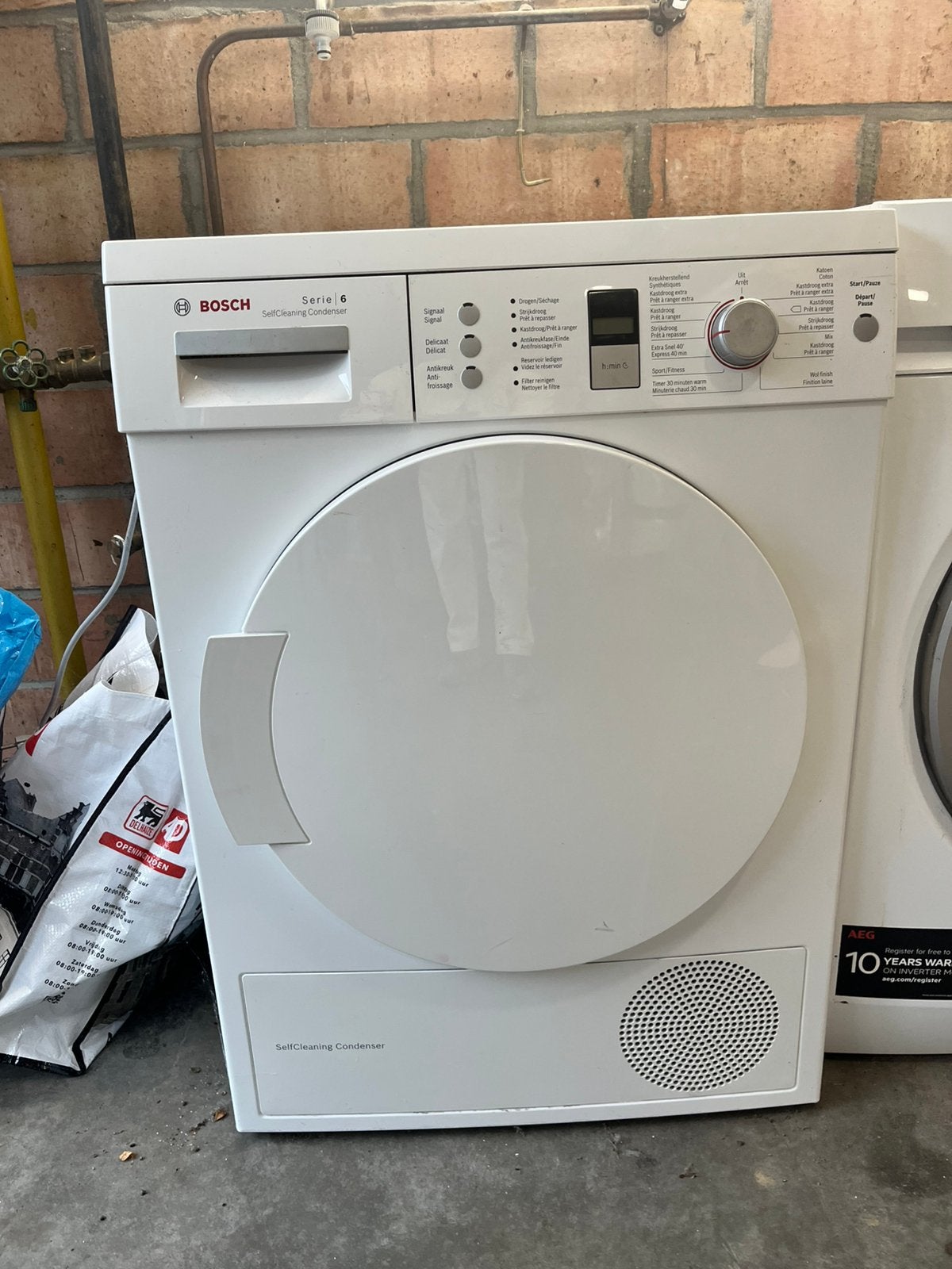 Seèhe-linge Bosch, Electroménager, 85 à 90 cm, Chargeur frontal, Enlèvement, Utilisé
