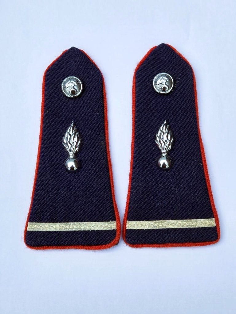 Rijkswacht epauletten Wachtmeester., Verzamelen, Militaria | Algemeen, Ophalen of Verzenden, Rijkswacht