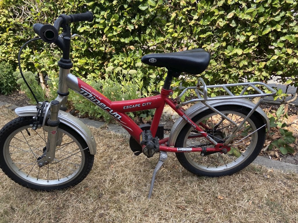 kinderfiets Minerva, Ophalen