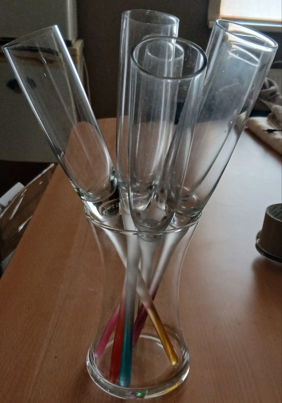 antieke shampagne glazen, Ophalen