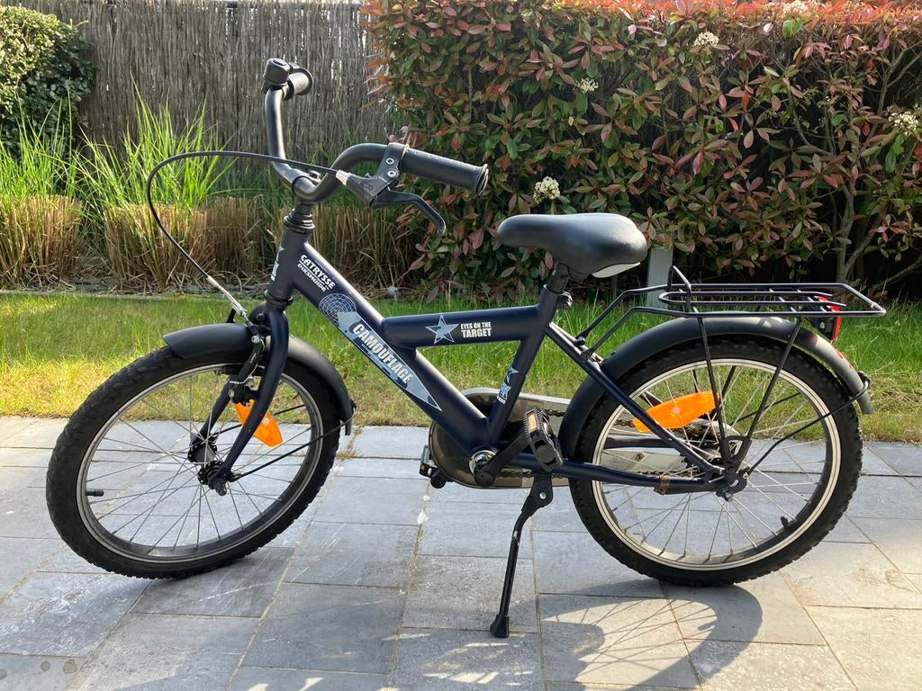 Kinderfiets 18 inch, Fietsen en Brommers, Ophalen, Gebruikt, Velgrem, Handrem