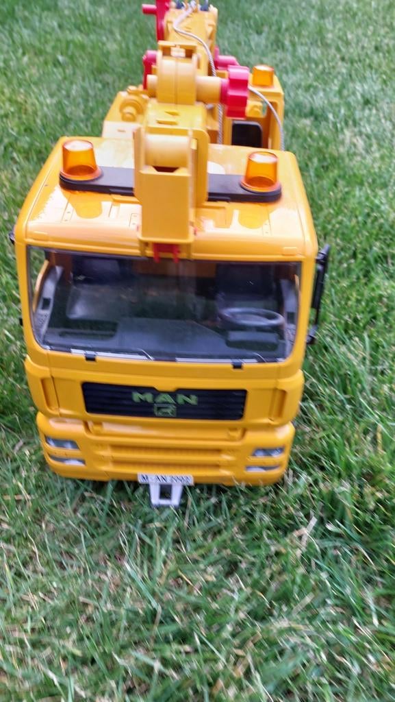 Bruder MAN vrachtwagen Telecrane, Kinderen en Baby's, Ophalen