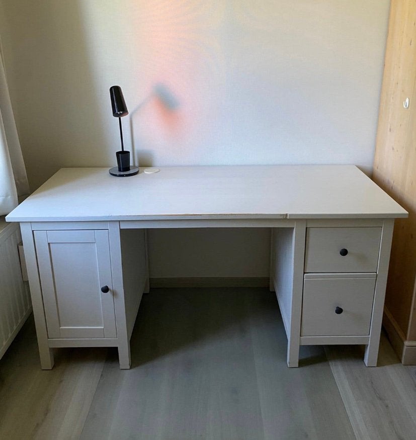 wit bureau Ikea, Maison & Meubles, Bureau d'écolier, 155 cm, Enlèvement ou Envoi, 65 cm