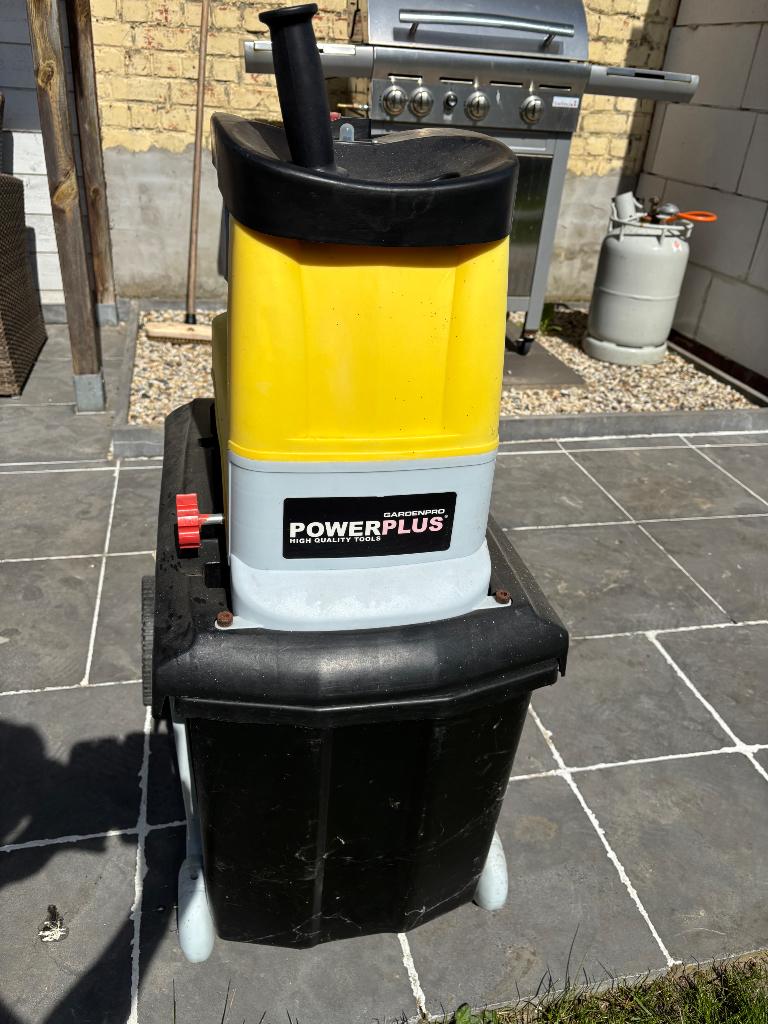 Power plus hakselaar, Jardin & Terrasse, Déchiqueteurs, Utilisé, Électrique, Sac de ramassage, Enlèvement