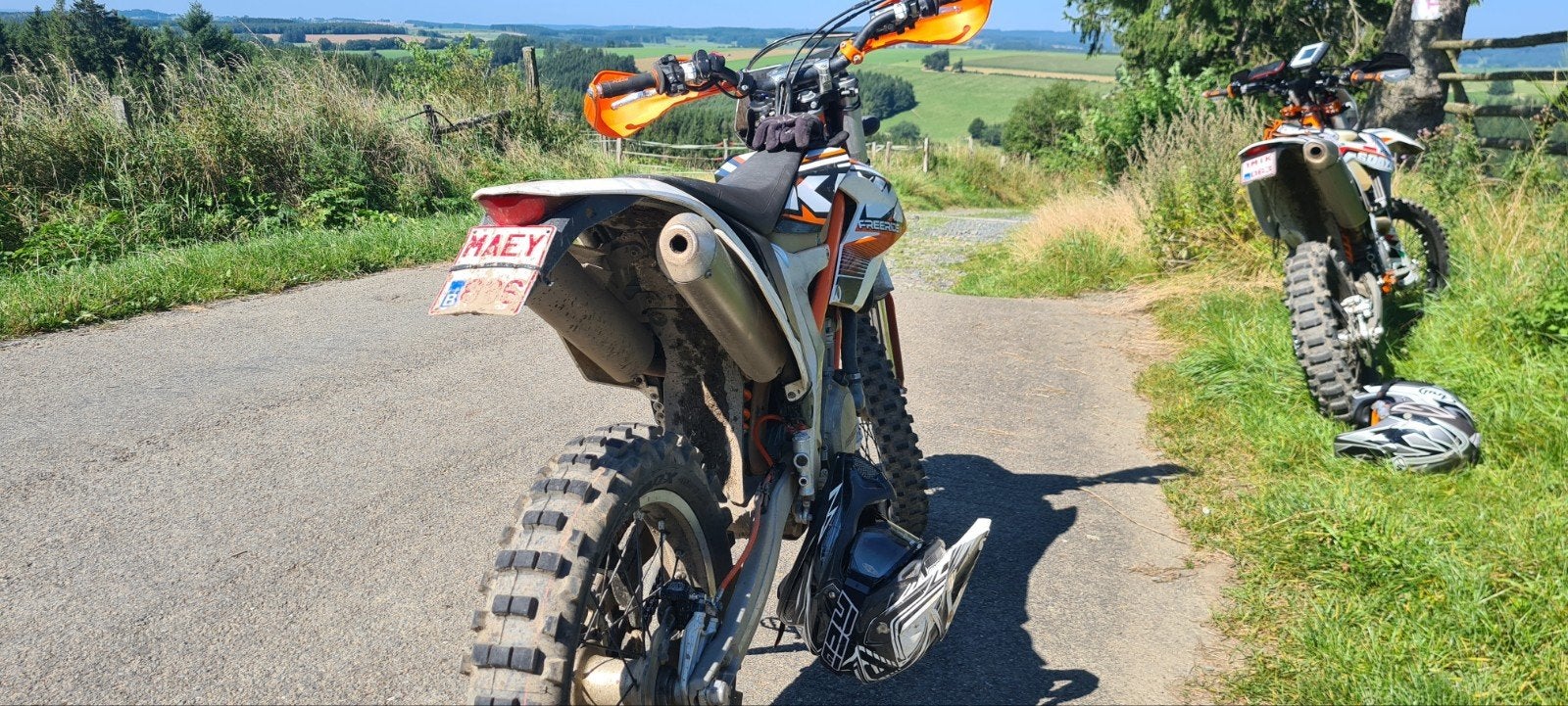 KTM  freeride, Ophalen