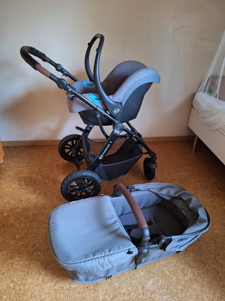 Koets en maxicosi Kinderkraft, Kinderen en Baby's, Kinderwagens en Combinaties, Gebruikt, Luchtbanden, Combiwagen, Ophalen