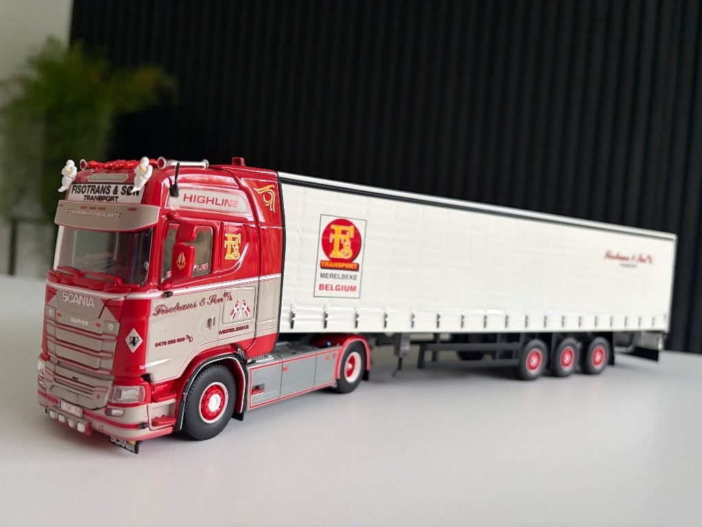 Tekno Scania NG Fisotrans, Ophalen of Verzenden, Nieuw, Bus of Vrachtwagen, Tekno
