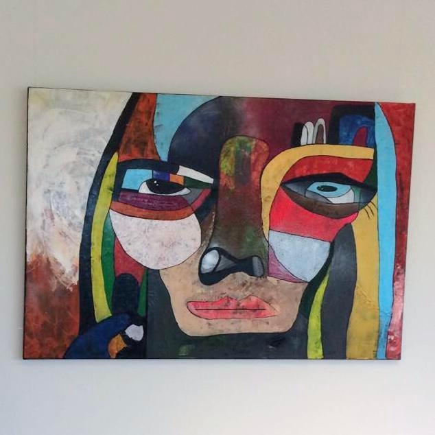 Schilderij 150 op 100, Ophalen