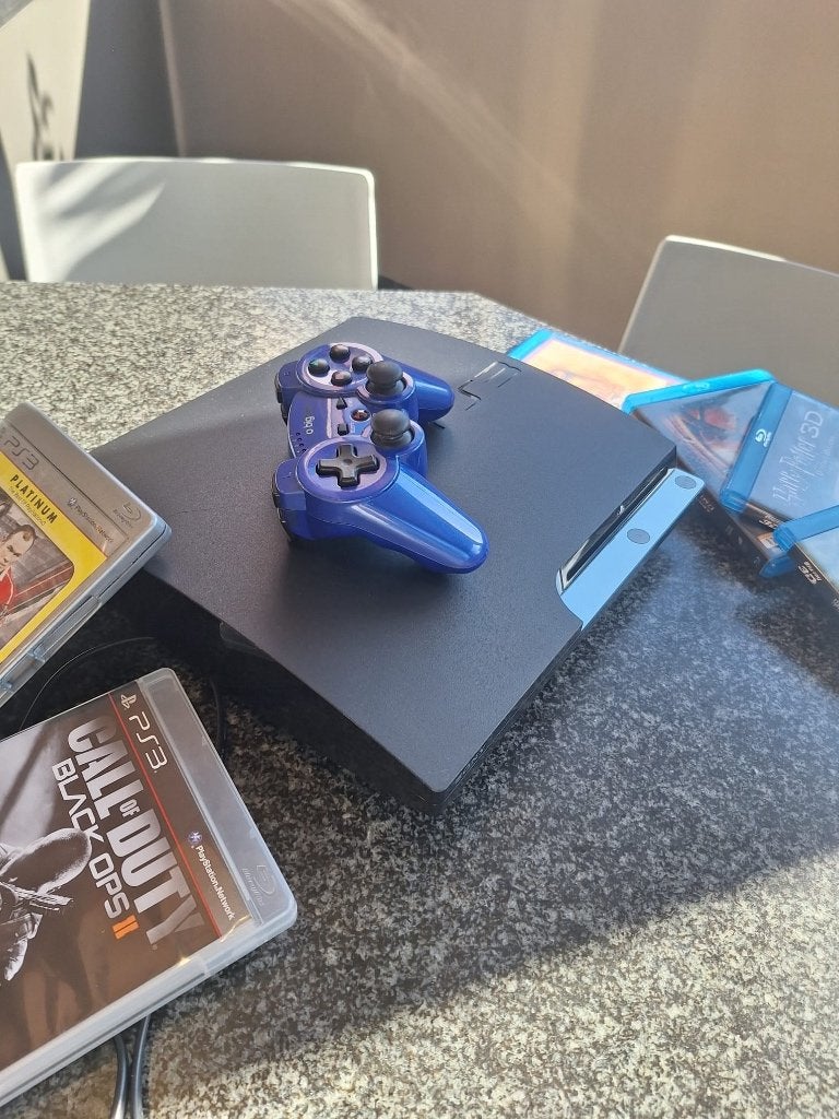 Playstation 3 met spelletjes, Games en Spelcomputers, Ophalen, Gebruikt, Met 1 controller, Met games