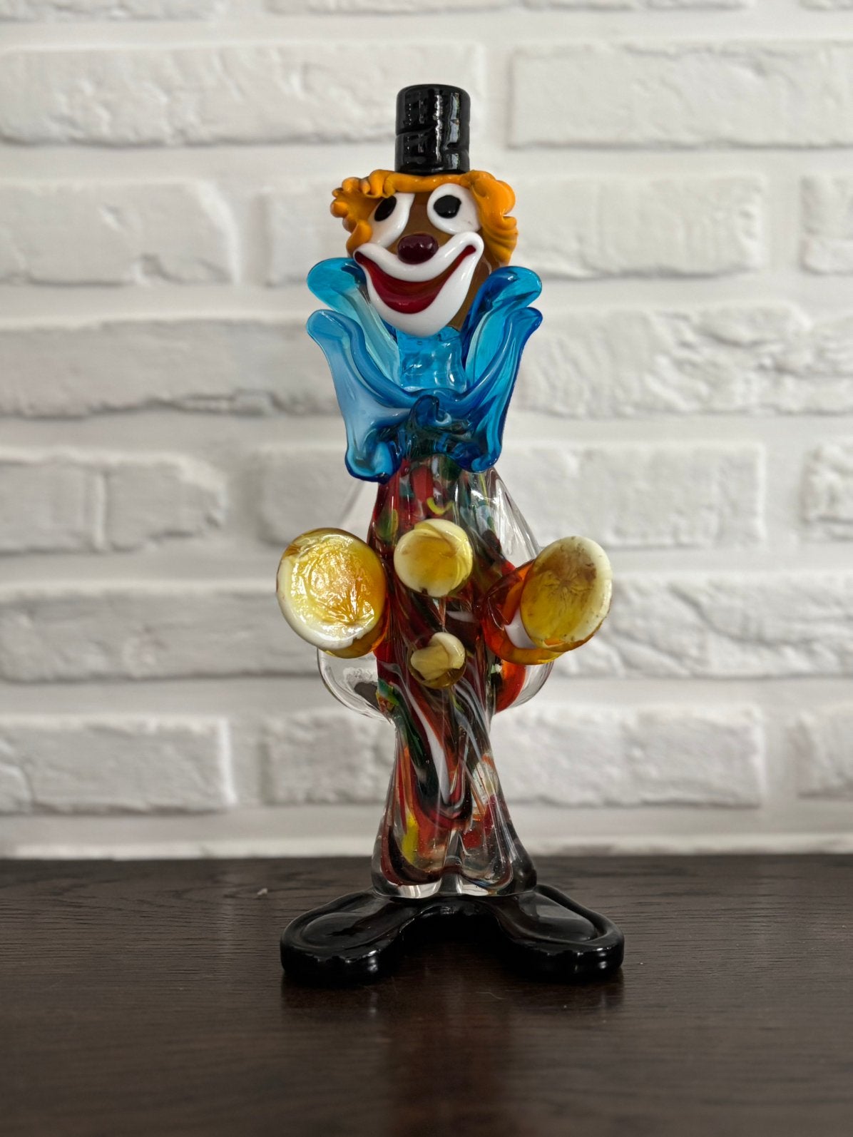 Murano Clown (‘70) - vintage artwork, Antiquités & Art, Enlèvement