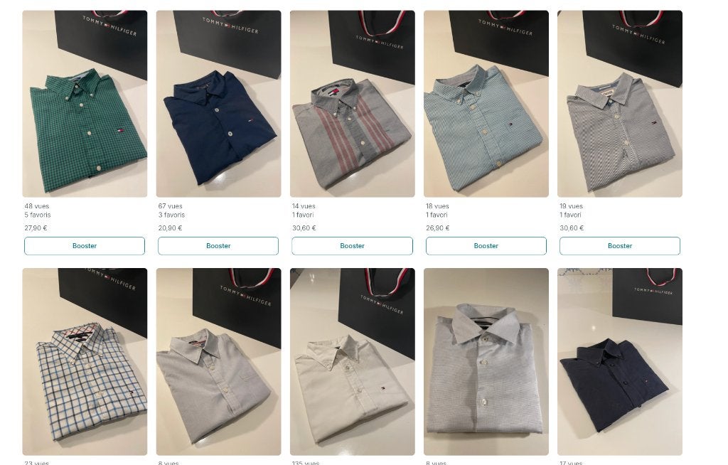 Lot de chemises et pulls, Enlèvement, Porté, Autres tailles