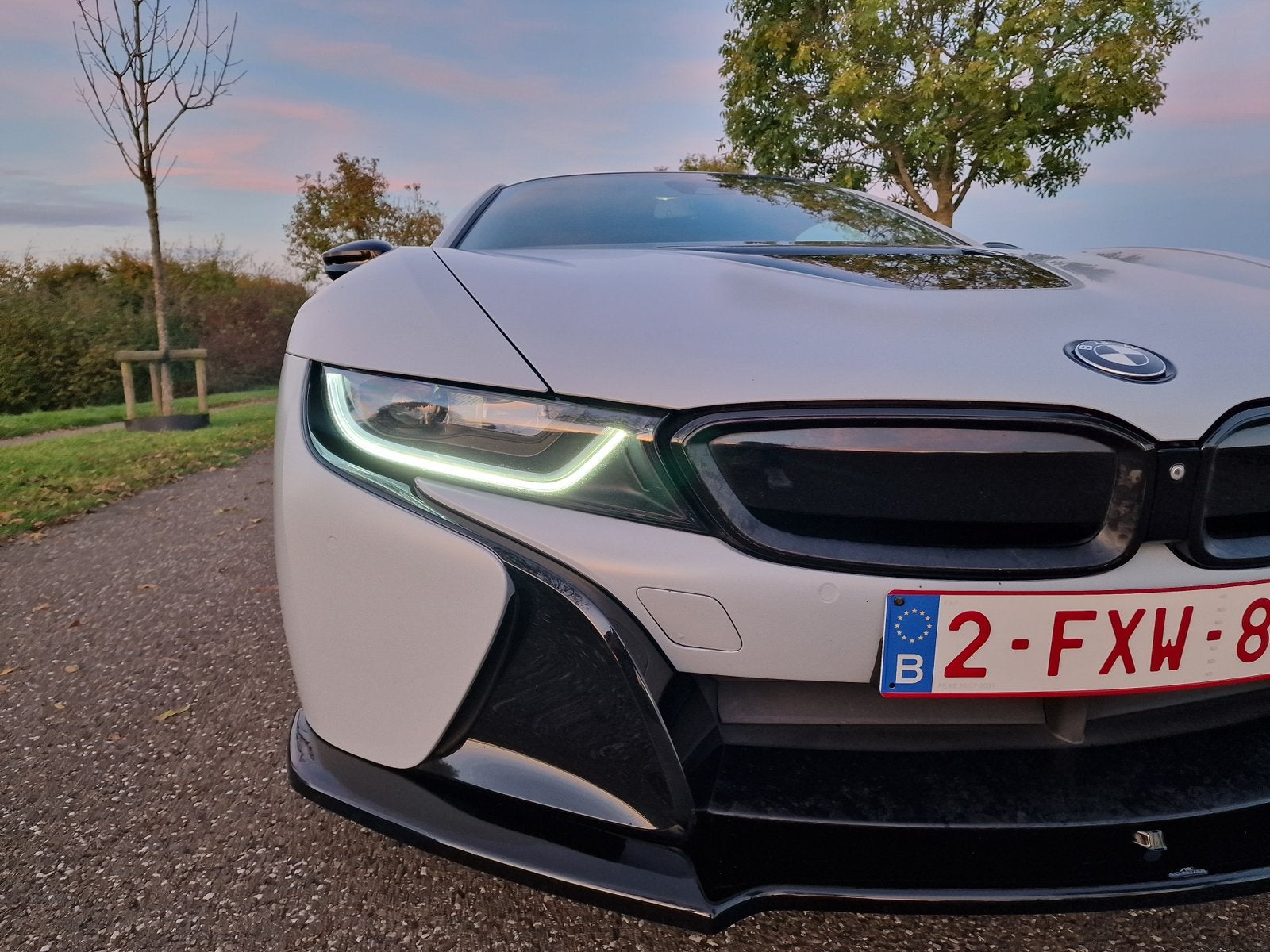 BMW I8 AC Schnitzer plug-in hybride - topstaat!, Auto's, Automaat, Overige kleuren, Sportstoelen, Leder