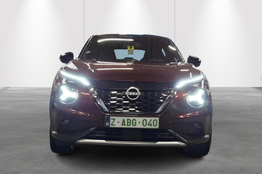 Nissan Juke Hybrid-AUT-Cam-Carplay-Airco-Sensoren, Rouge, 750 kg, Entreprise, 5 places