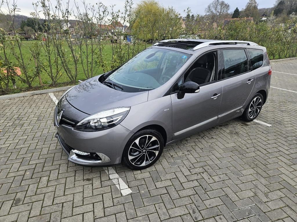 Renault Grand Scenic 1.6 dCiCT OK + CAR PASSEURO 6 B 7pl., Cuir, Argent ou Gris, Euro 6, Entreprise