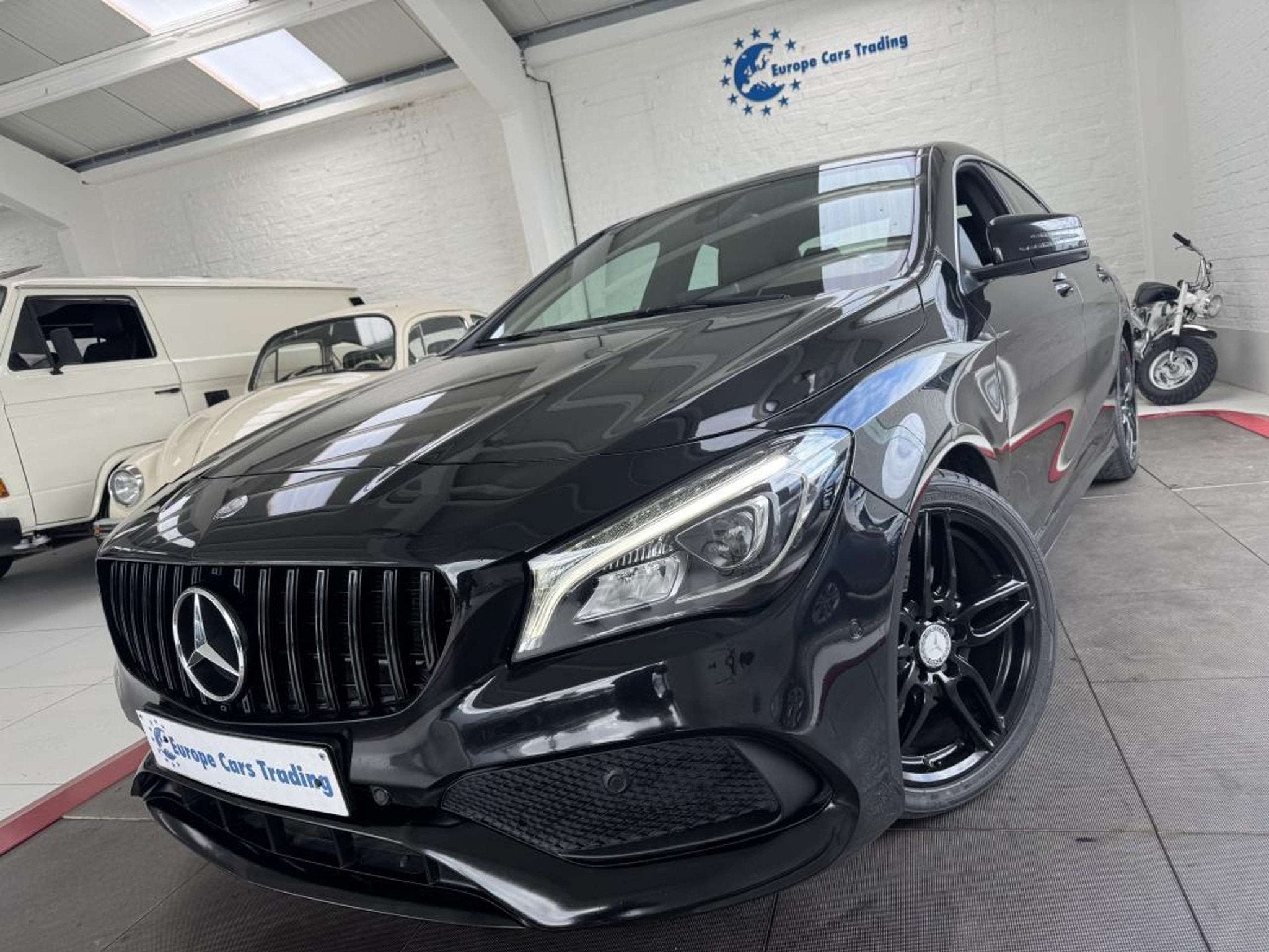 Mercedes-Benz CLA-Klasse 180 180 D 180d PACK AMG PHASE 2 BVA, Auto's, CLA, Gebruikt, Zwart, Leder