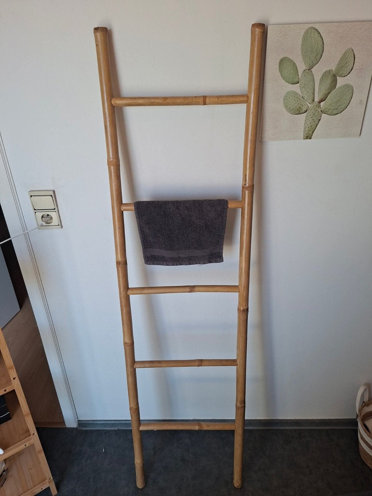 Handdoekrek, Huis en Inrichting, Ophalen, Zo goed als nieuw, Beige, Handdoekenrek