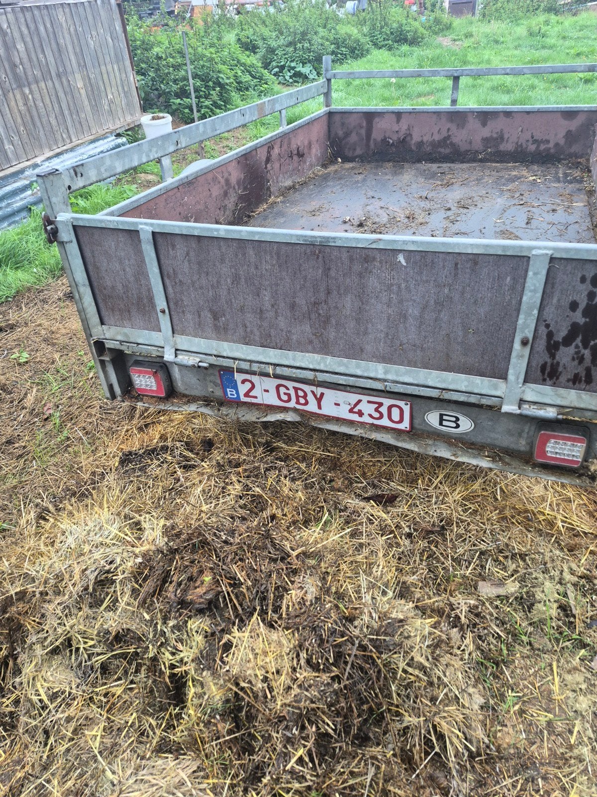 remorque 750kg a vendre 400€, Enlèvement
