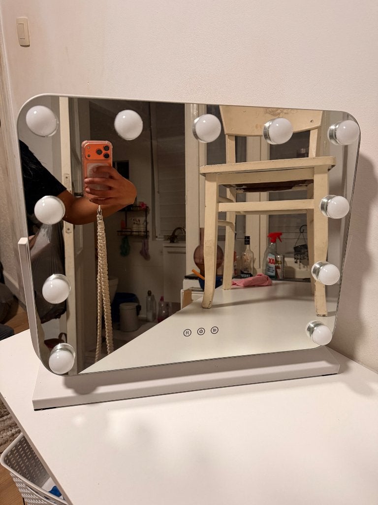 Miroir led avec plusieurs options, Enlèvement, Comme neuf, Carré