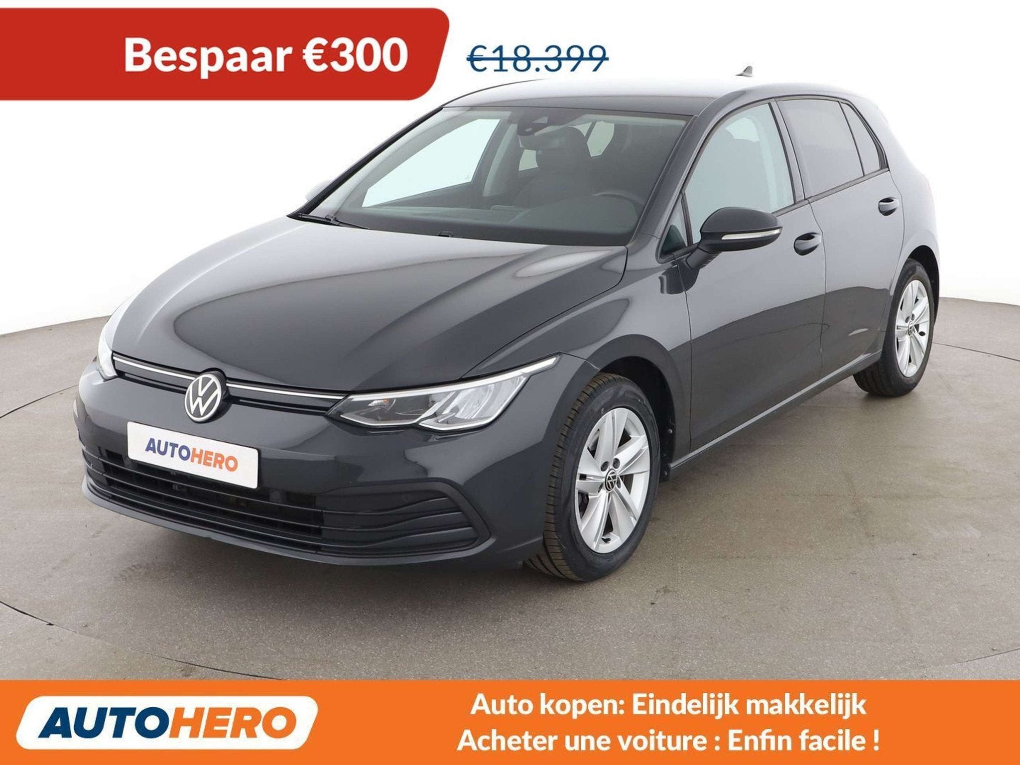 Volkswagen Golf 1.0 eTSI Life (bj 2020, automaat), Auto's, Stof, Gebruikt, https://public.car-pass.be/vhr/59d8fc4b-004a-4d2c-9751-727b89652341
