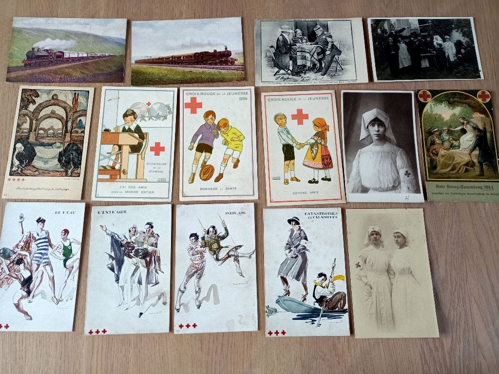 15 PK Rode Kruis, Verzamelen, Ophalen of Verzenden