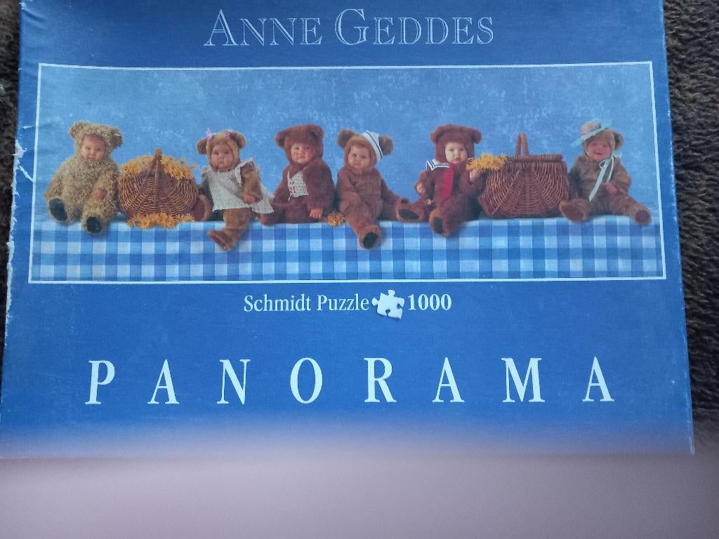 Puzzel anne geddes, Enlèvement, 500 à 1500 pièces, Utilisé, Puzzle