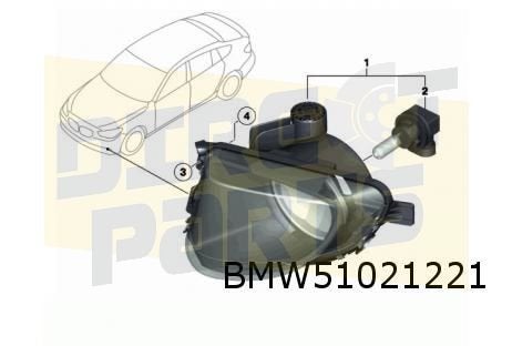 B.M.W. LED main control unit koplamp L/R (bij LED koplampen), -, Verzenden, -, Nieuw