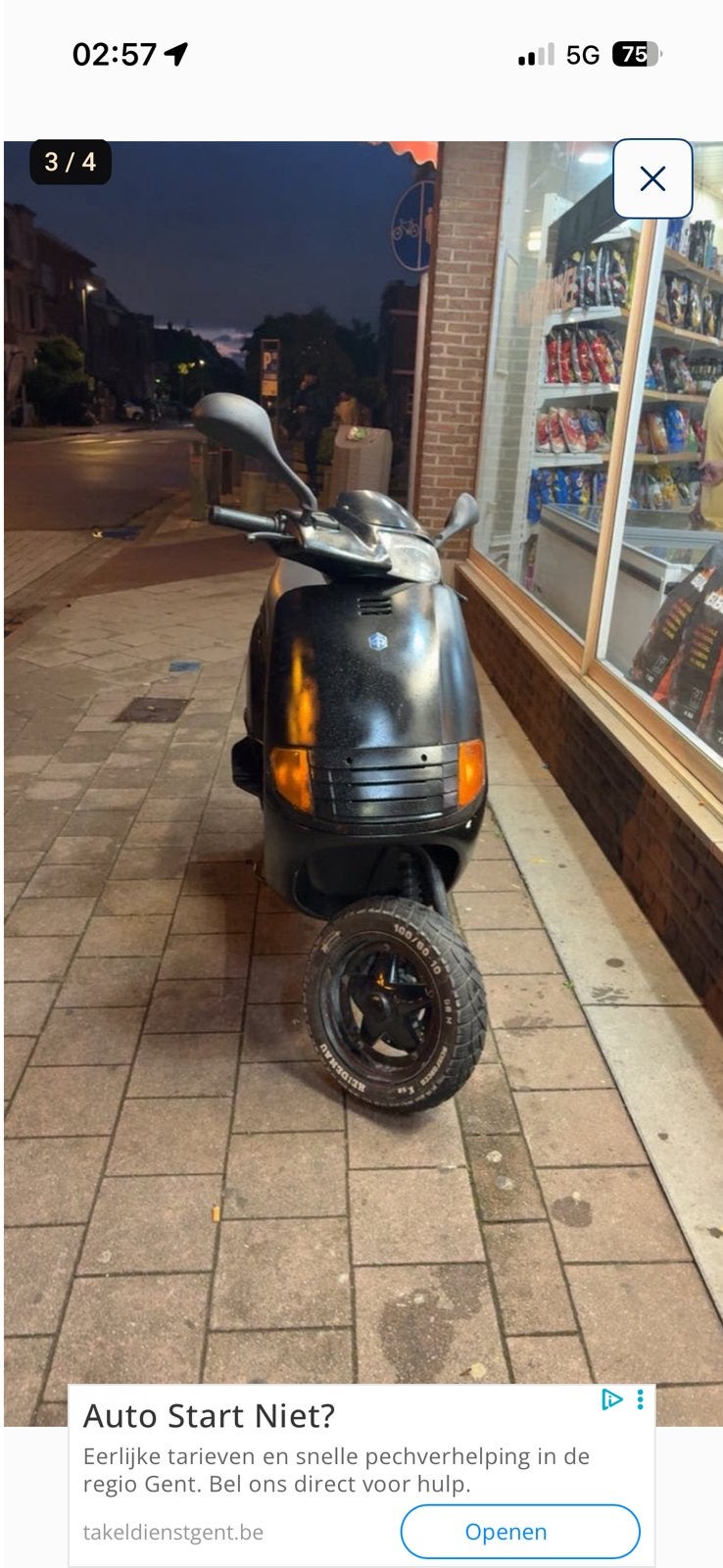 Piaggio skipper, Enlèvement, Comme neuf