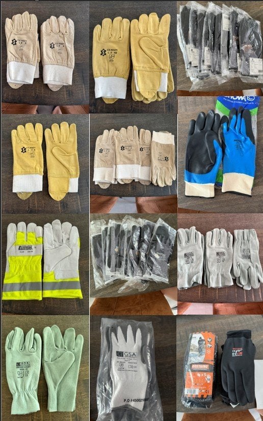 Varia Werkhandschoenen nieuw 57 sets, Ophalen of Verzenden, Nieuw